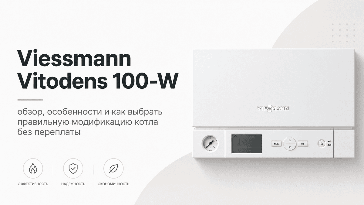 Viessmann Vitodens 100-W: какой котел выбрать и где легко ошибиться